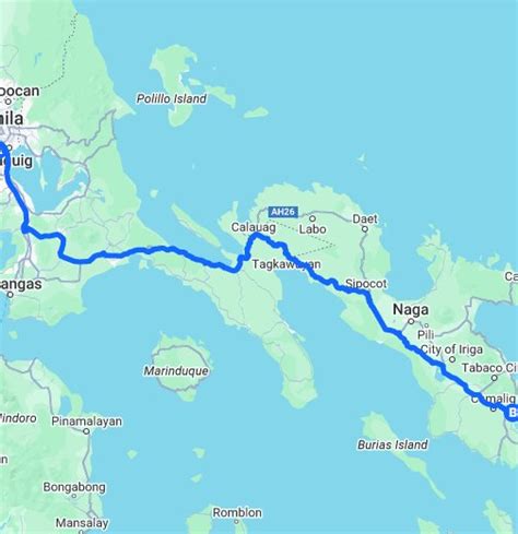 clark to legazpi|Google Maps.
